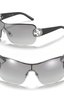 Gucci Shield Sunglasses with New Logo Temples - Lyst