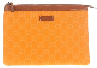 Gucci Monogram Clutch - Lyst