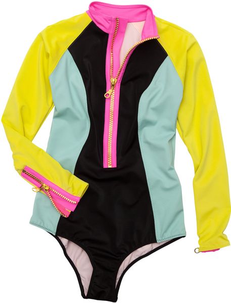 H&m Swimsuit in Multicolor (yellow) - Lyst