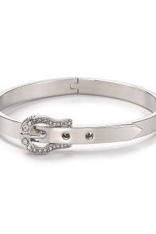 Juicy Couture Luxe Buckle Skinny Bangle - Lyst