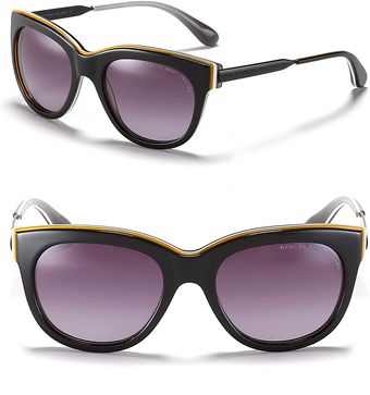 Marc By Marc Jacobs Thick Cat Eye Sunglasses - Lyst