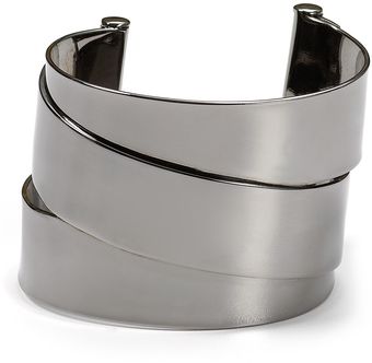  Metal Ribbons Narrow Wrap Cuff 