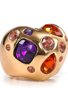 Marc By Marc Jacobs Dexter Puffed Heart Ring - Lyst