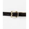 Michael Kors Michael Mod Chain Link Belt with Leather Tabs in Black (black lt pol gold) - Lyst