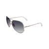 Michael Kors Michael Sicily Aviator Sunglasses in White - Lyst