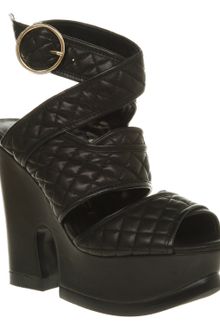 Office Comenius Block Platform Black Leather - Lyst