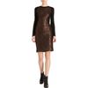 Prabal Gurung Lace Panel Dress in Brown (floral) - Lyst