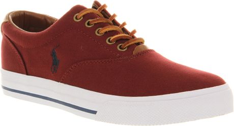 Ralph Lauren Vaughn Maroontan Smu in Red for Men (maroon) - Lyst