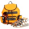 Topshop Neoprene Backpack in Orange - Lyst