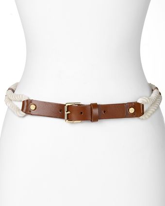 Tory Burch Belt Leather and Rope - Lyst