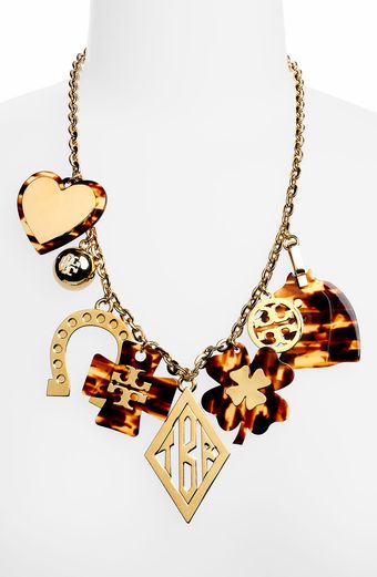 Tory Burch Tilsim Equestrian Charm Necklace - Lyst