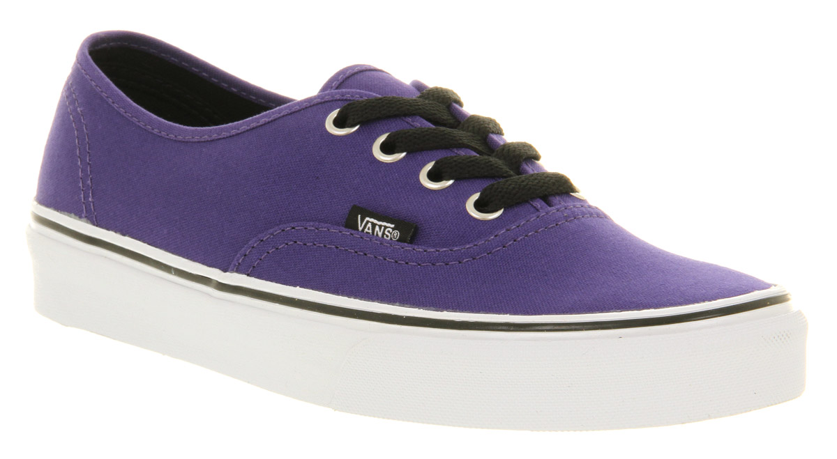 purple and turquoise vans