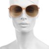 Victoria Beckham Butterfly Dframe Acetate Sunglasses in Brown (bronze) - Lyst