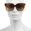 Victoria Beckham Audrey Squareframe Acetate Sunglasses in Brown (honey) - Lyst