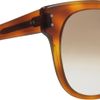 Victoria Beckham Audrey Squareframe Acetate Sunglasses in Brown (honey) - Lyst