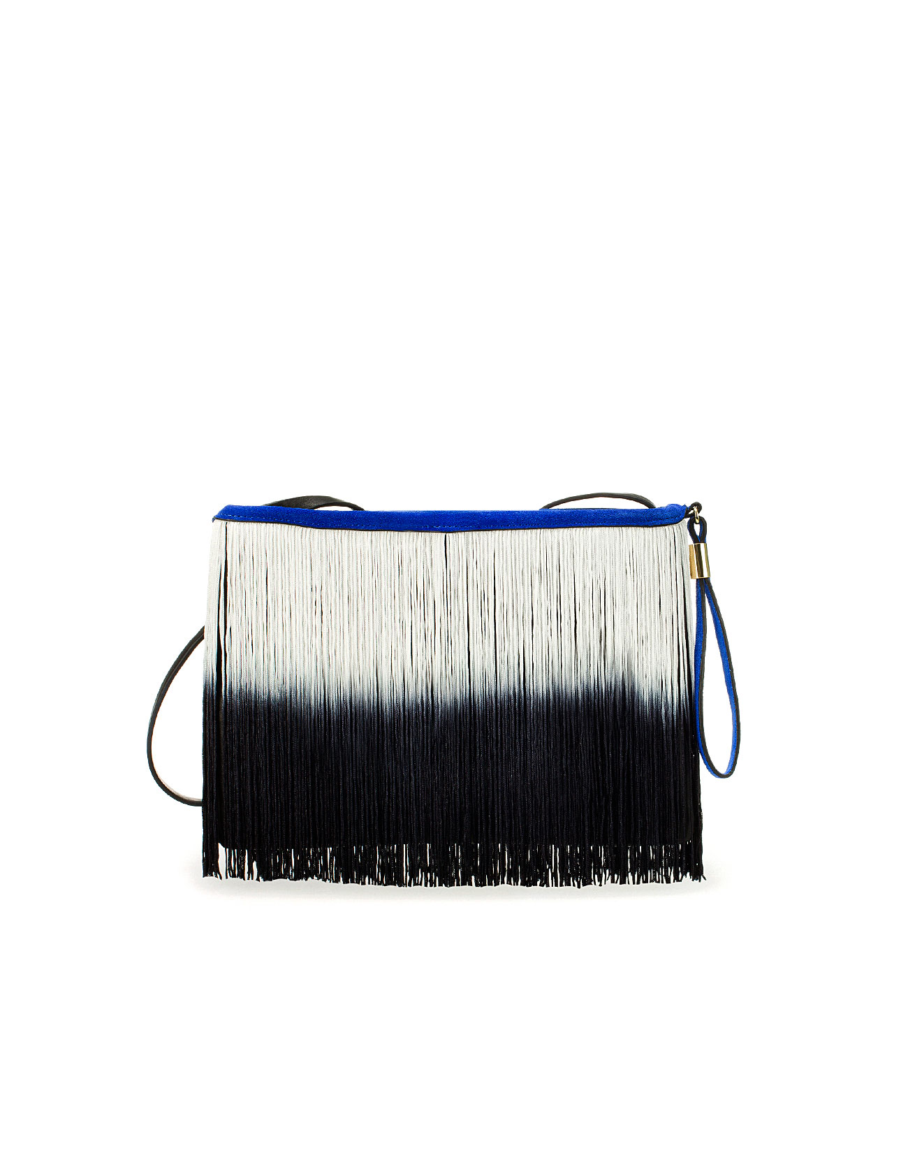 Zara Clutch Bag with Graduated Colour in Blue (twotone) Lyst