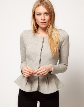 Asos Peplum Jacket - Lyst