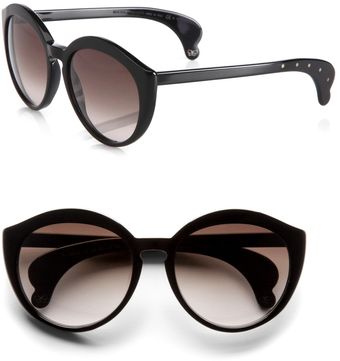 Bottega Veneta Catseye Acetate Sunglasses - Lyst