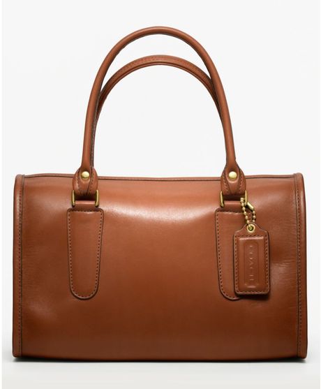 Coach Classic Leather Madison Satchel in Brown (british tan) - Lyst
