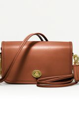 Coach Classic Leather Shoulder Purse