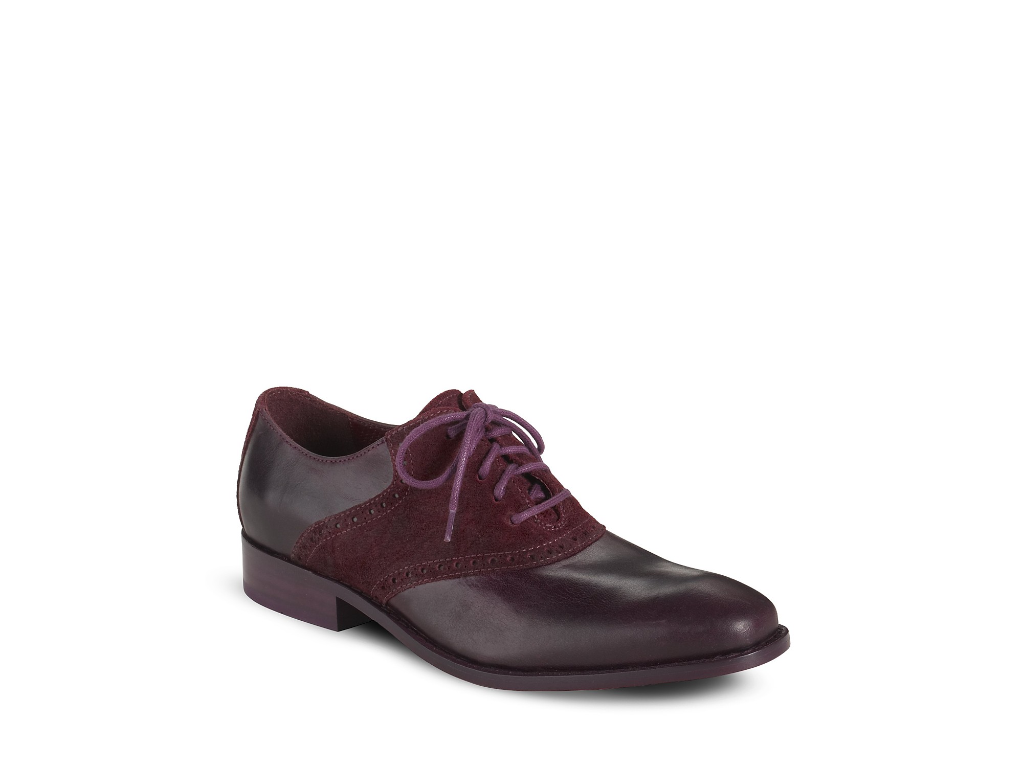 Cole Haan Nike Air Colton Saddle Dress Shoes in Red for Men (burgundy ...