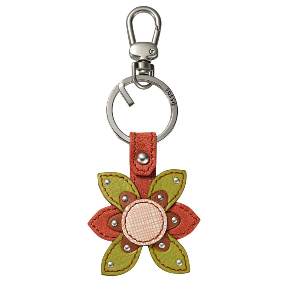 Fossil Keychain in Green (rose) Lyst