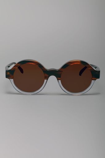 Illesteva Frieda Half and Half Sunglasses Tortoise - Lyst