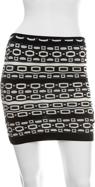  Stripe Dot Skirt 