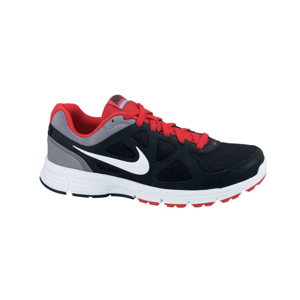 nike black white and red