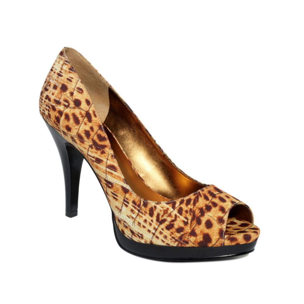 Nine West Danee Pumps in Animal (leopard gator print) | Lyst