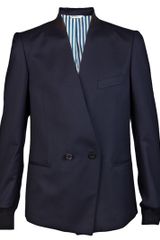 Paul Smith Leather Trim Blazer
