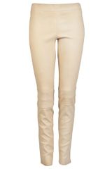 The Row Leather Leggings