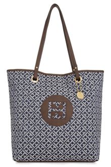 Tommy Hilfiger Signature Jacquard Easy Tote - Lyst