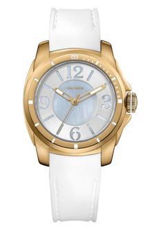 Tommy Hilfiger Womens White Silicone Strap - Lyst