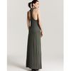 Helmut Lang Dress Long Cowl neck in Green (meadow) - Lyst