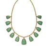 Lauren By Ralph Lauren Reconstituted Jade Frontal Necklace in Green - Lyst