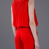 Red Valentino Sleeveless Top in Red (orange) - Lyst
