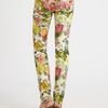 Alice + Olivia 5pocket Printed Skinny Jeans in Multicolor (floral) - Lyst