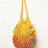 Free People Shimmering Beach Bag in Yellow - Lyst
