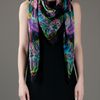 Jaguar Shoes Carnovsky Resone No1 Rgb Scarf in Multicolor (black) - Lyst