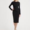 Michael Kors Matte Jersey Wrap Dress in Black - Lyst