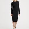 Michael Kors Matte Jersey Wrap Dress in Black - Lyst