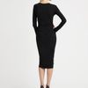 Michael Kors Matte Jersey Wrap Dress in Black - Lyst