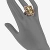 Oscar De La Renta Faceted Stone Ring in Gold (bronze) - Lyst