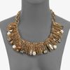 Oscar De La Renta Stone Swarovski Crystal Embellished Collar Necklace in Gold (bronze) - Lyst