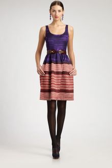 Oscar de la Renta Printed Dress - Lyst