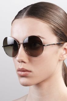 Stella Mccartney Sunglasses Round Metal Sunglasses  - Lyst