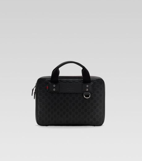 Gucci Techno Guccisima Computer Case in Black for Men - Lyst