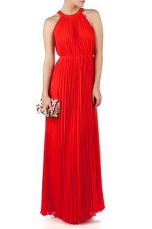Ted Baker Haylea Pleated Maxi Dress - Lyst