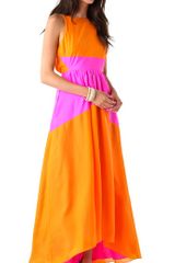 Tibi Featherweight Sandwashed Long Dress